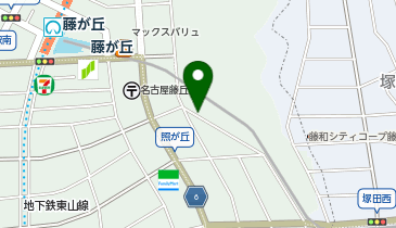 Cyclepark 藤が丘駅朝日が丘自転車駐車場の地図画像