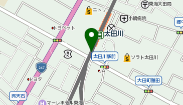 Cyclepark 太田川駅南自転車駐車場の地図画像