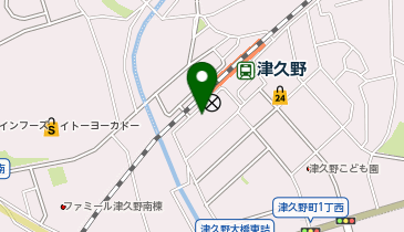 Cyclepark 津久野駅前東第3自転車駐車場の地図画像