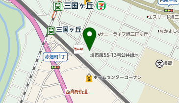 Cyclepark 三国ヶ丘駅前東第3自転車駐車場の地図画像