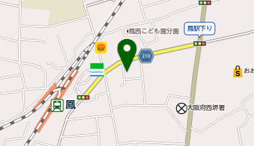 Cyclepark 鳳駅前東第2自転車駐車場の地図画像