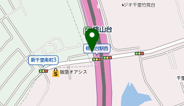 Cyclepark 桃山台駅自転車駐車場の地図画像