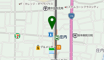 Cyclepark 庄内駅西自転車駐車場の地図画像