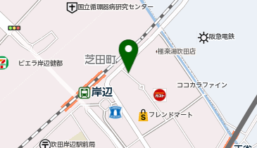 Cyclepark 岸辺駅前第6自転車駐車場の地図画像