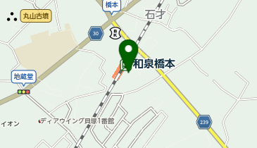 Cyclepark 和泉橋本駅自転車駐車場の地図画像