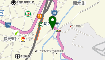 Cyclepark 河内長野諸越橋自転車駐車場の地図画像