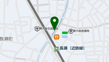 Cyclepark 長瀬駅北自転車駐車場の地図画像