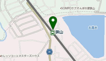 Cyclepark 狭山駅東自転車駐車場の地図画像