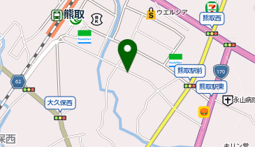 Cyclepark 熊取駅東自転車駐車場の地図画像