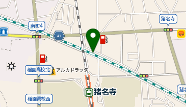 Cyclepark 猪名寺駅北自転車駐車場の地図画像