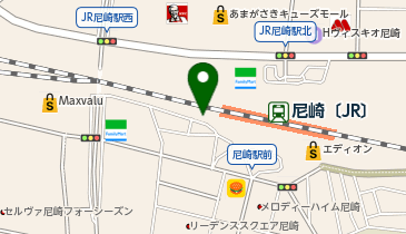 Cyclepark JR尼崎駅西第2自転車駐車場の地図画像