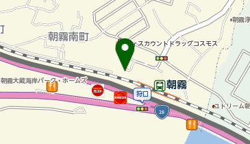 Cyclepark 朝霧駅第2自転車駐車場の地図画像