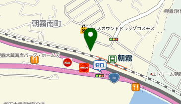 Cyclepark 朝霧駅第3自転車駐車場の地図画像