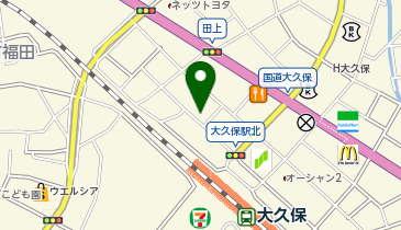 Cyclepark 大久保駅北自転車駐車場の地図画像