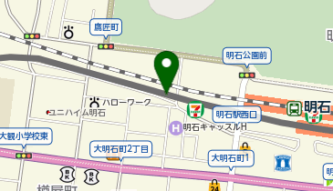 Cyclepark 明石駅西第2自転車駐車場の地図画像