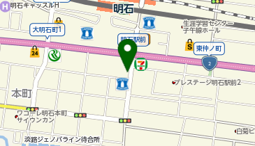 Cyclepark 明石駅南自転車駐車場の地図画像