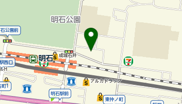 Cyclepark 明石駅東バイク自転車駐車場の地図画像