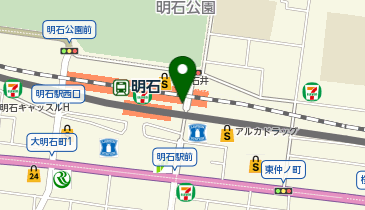 Cyclepark 明石駅中央第1自転車駐車場の地図画像