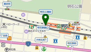 Cyclepark 明石駅中央第3自転車駐車場の地図画像