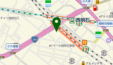 Cyclepark 西明石駅南自転車駐車場の地図画像