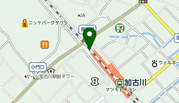 Cyclepark 加古川駅西自転車駐車場の地図画像