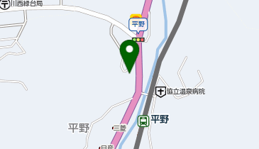 Cyclepark 能勢電鉄平野駅自転車駐車場の地図画像