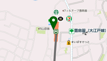 豊島園駅前自転車駐車場の地図画像