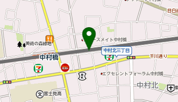 中村橋駅東自転車駐車場の地図画像