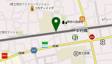 中村橋駅西自転車駐車場の地図画像
