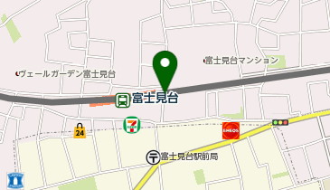富士見台駅東自転車駐車場の地図画像