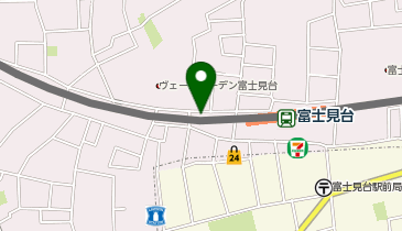 富士見台駅西自転車駐車場の地図画像