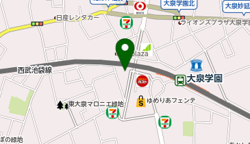 大泉学園駅南第二自転車駐車場の地図画像
