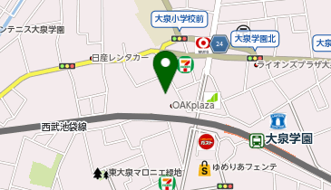 大泉学園駅北第三自転車駐車場の地図画像
