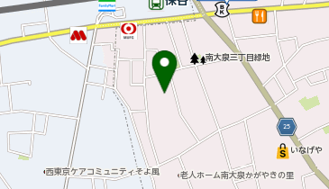 南大泉自転車駐車場の地図画像