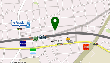 桜台駅東自転車駐車場の地図画像