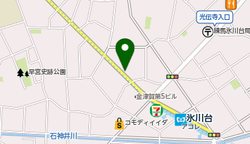 氷川台駅第四自転車駐車場の地図画像