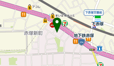 地下鉄赤塚駅南自転車駐車場の地図画像