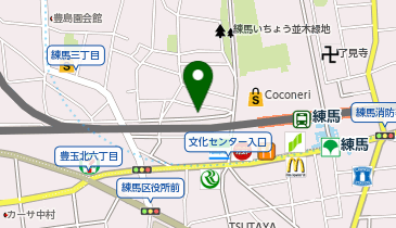 練馬駅西自転車駐車場の地図画像