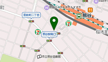 サイクルパーキング熊谷[自転車]の地図画像