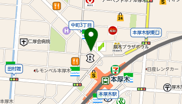 EcoStation21 本厚木ミロード・横浜銀行指定駐輪場[自転車]の地図画像