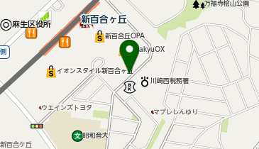 エコステーション21 新百合ヶ丘エルミロード駐輪場[自転車]の地図画像