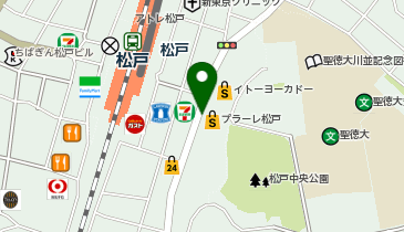 エコステーション21 プラーレ松戸 イトーヨーカ堂松戸店指定駐輪場[バイク]の地図画像
