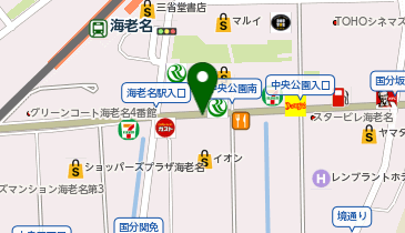 エコステーション21 イオン海老名ショッピングセンター駐輪場[バイク]の地図画像