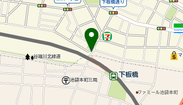 下板橋駅第2自転車駐車場の地図画像