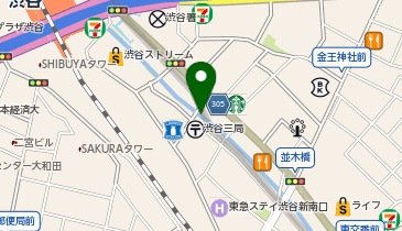 エコステーション21 渋谷駅新南口自転車駐車場の地図画像