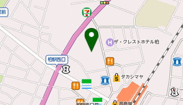 エコステーション21 セントラルウェルネスクラブ柏店駐輪場[バイク]の地図画像