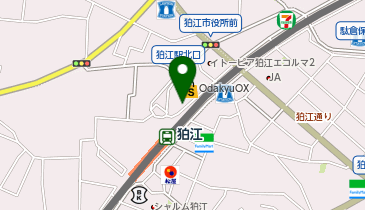 EcoStation21 狛江エコルマ1駐輪場[自転車]の地図画像