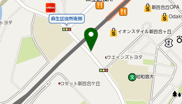 エコステーション21 イオン新百合ヶ丘ショッピングセンター[自転車]の地図画像