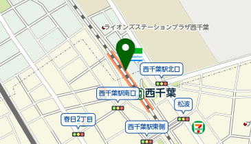 エコステーション21 ペリエ西千葉駐輪場[自転車]の地図画像
