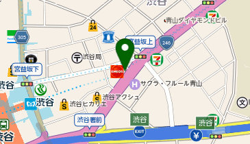 エコステーション21 金王坂上自転車駐車場の地図画像